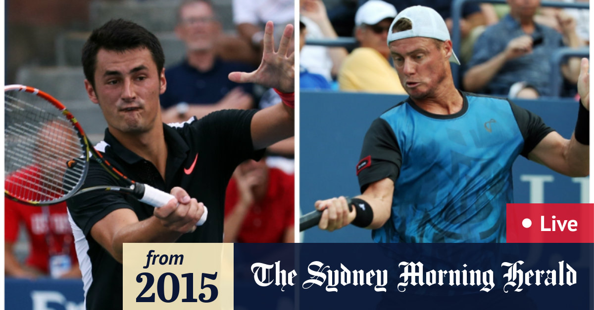 Live 2015 Us Open Tennis Lleyton Hewitt Vs Bernard Tomic